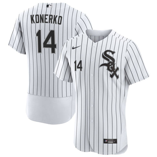 Men's Chicago White Sox Paul Konerko Nike White Home Authentic Player Jersey