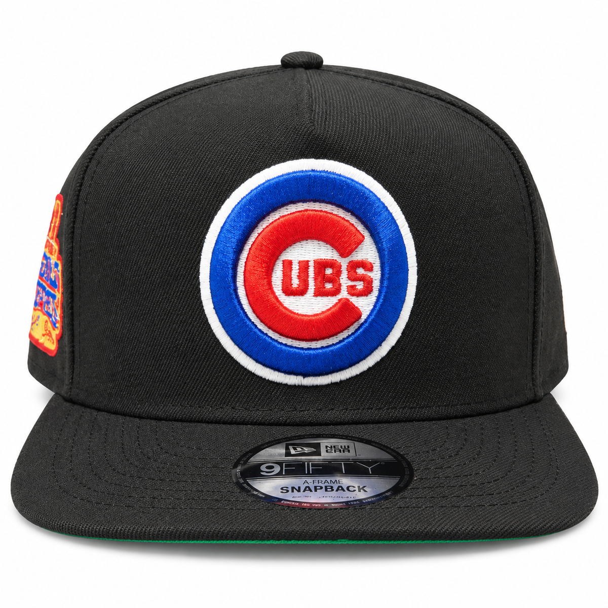 Chicago Cubs MLB Black 2016 World Series Gold Patch A-Frame 9Fifty Snapback