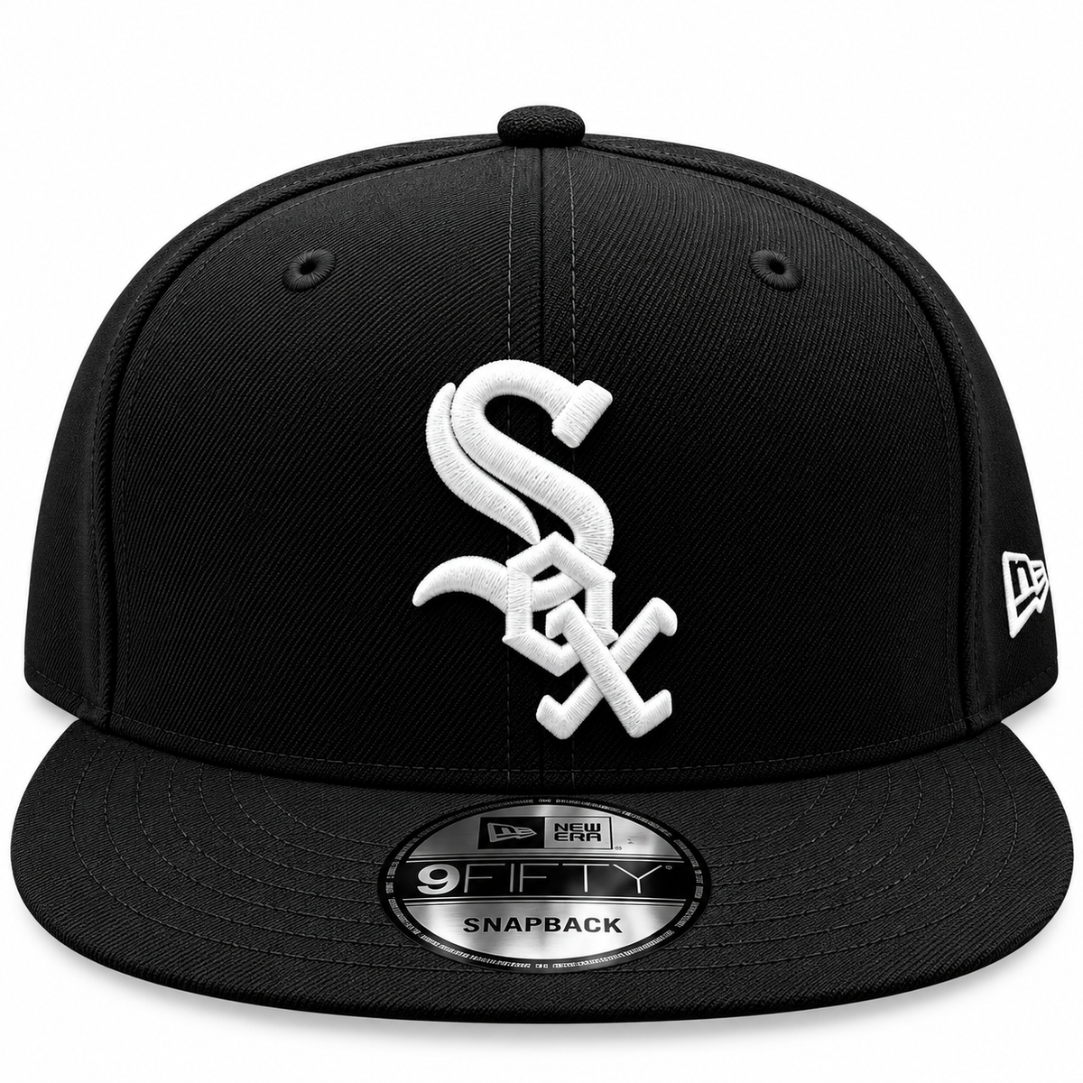 Chicago White Sox New Era Wool Classic Black 9FIFTY Snapback Hat