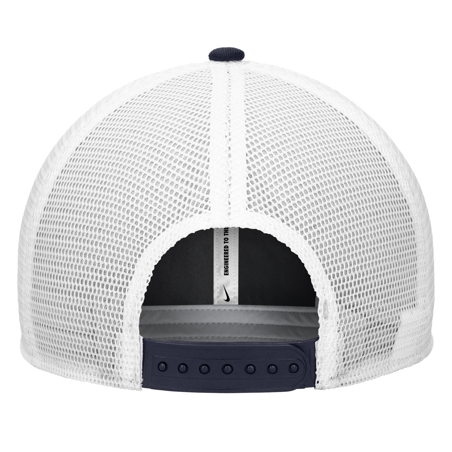 USA Hockey Shield Logo Navy/White Rise Trucker Adjustable Mesh Back Hat