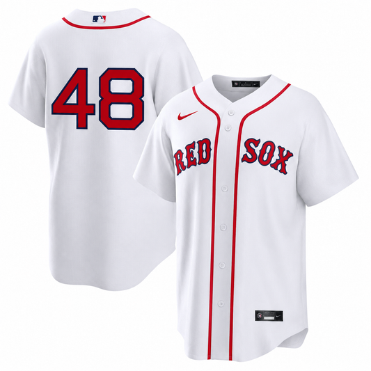 Men's Nike Boston Red Sox Anthony Seigler #48 Home Official Replica Player Jersey
