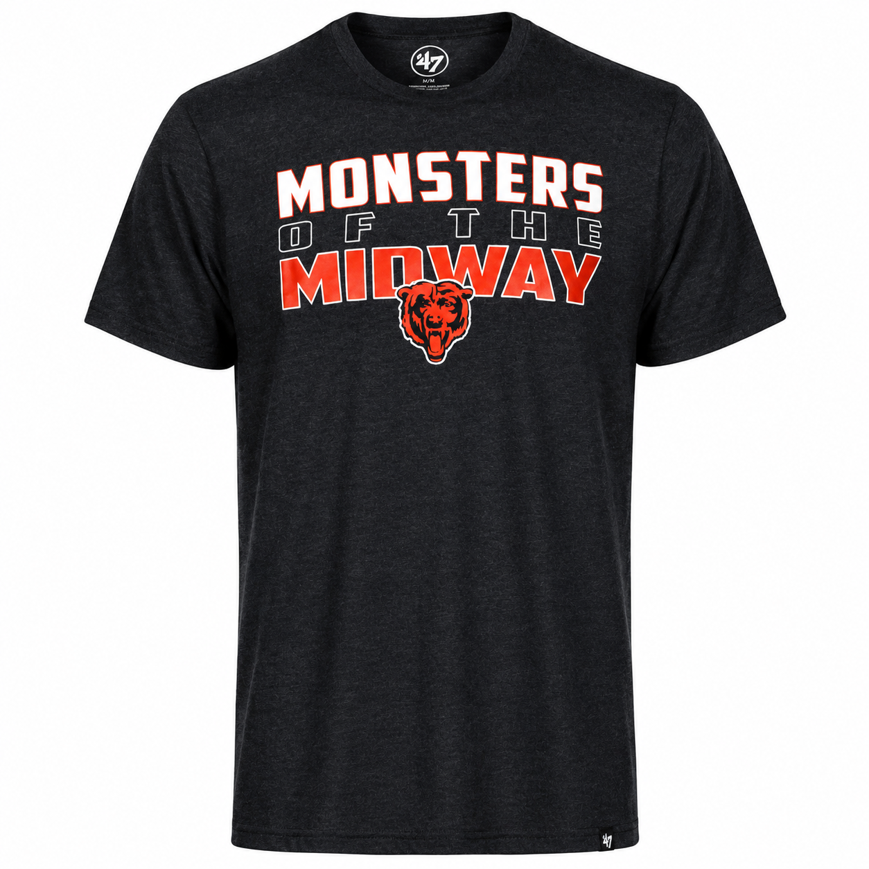 Men's Chicago Bears NFL "Monsters of the Midway"Navy Regional Club Tee By ’47 Brand