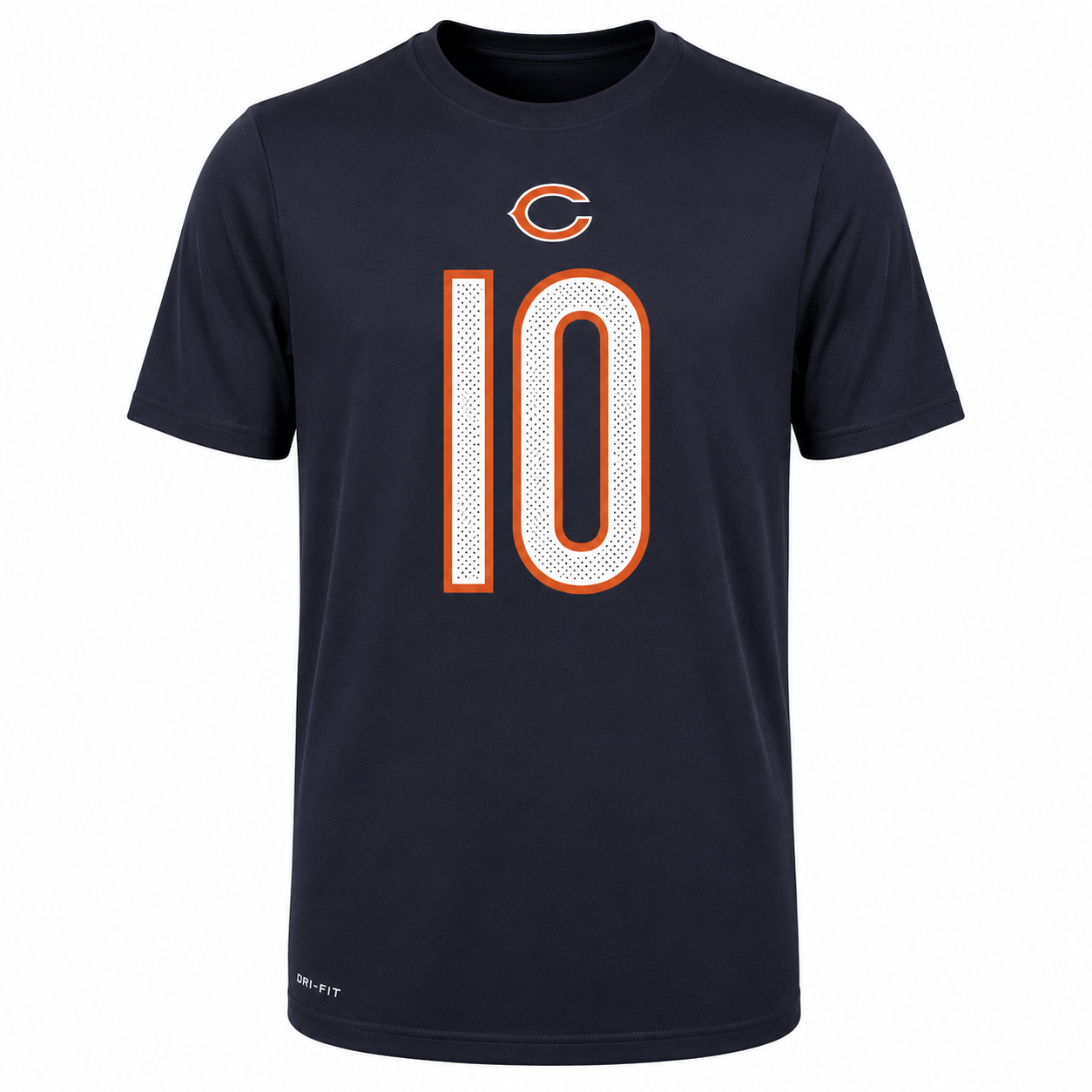 Youth Chicago Bears Mitchell Trubisky Nike Navy Player Pride Name & Number Performance T-Shirt