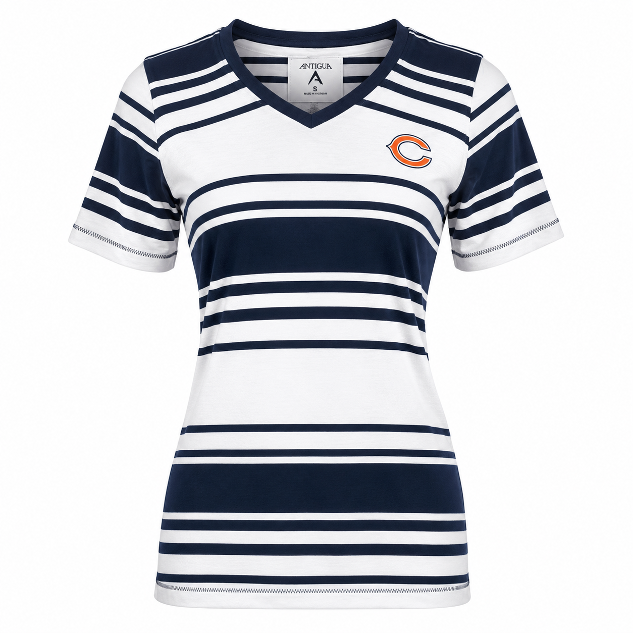 Womens Chicago Bears Rookie Stripped T-Shirt