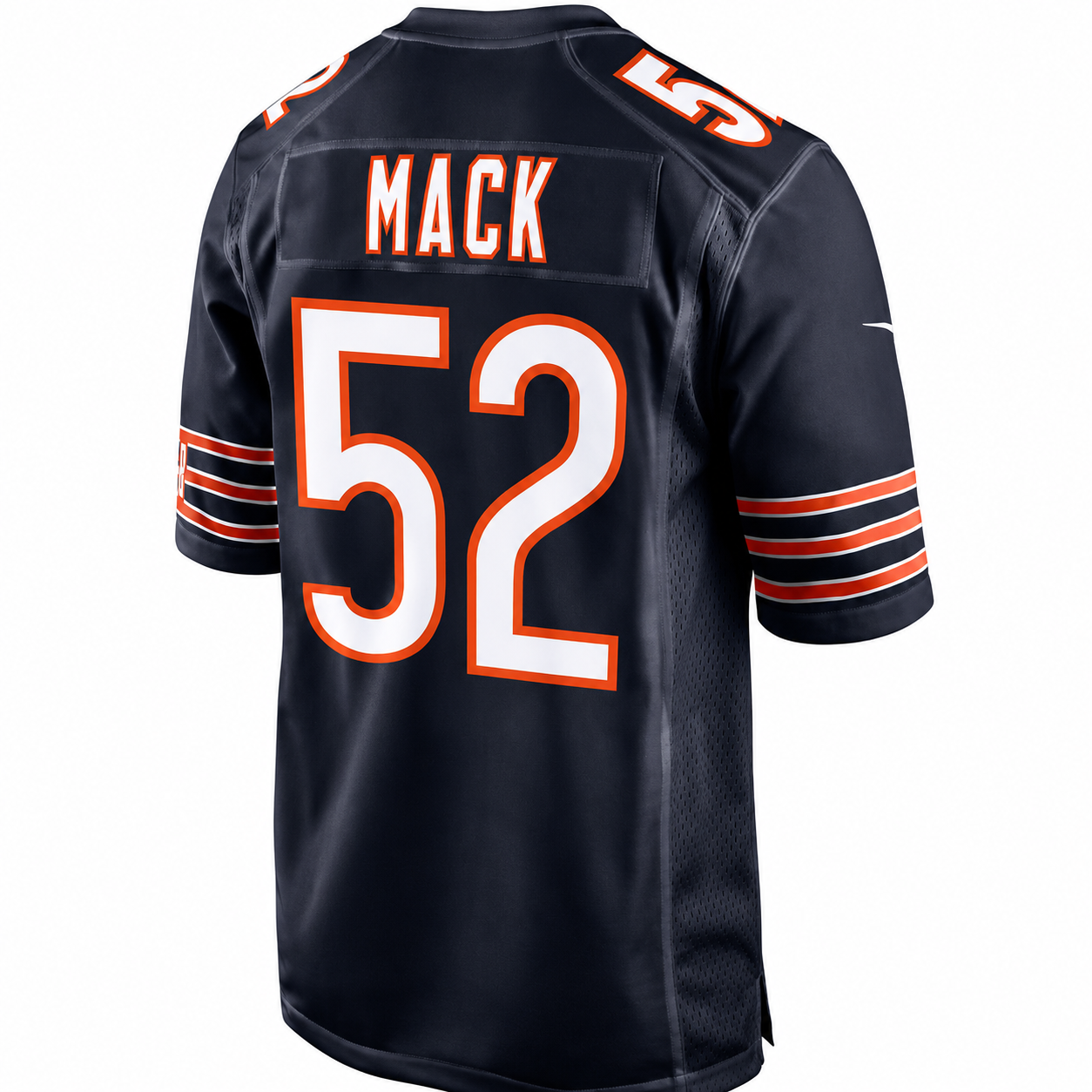 Men's Chicago Bears Khalil Mack Nike Navy 100th Season Game Jersey