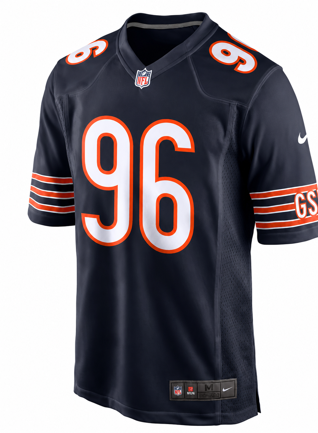 Chicago Bears Akiem Hicks Mens Nike Navy Replica Game Jersey