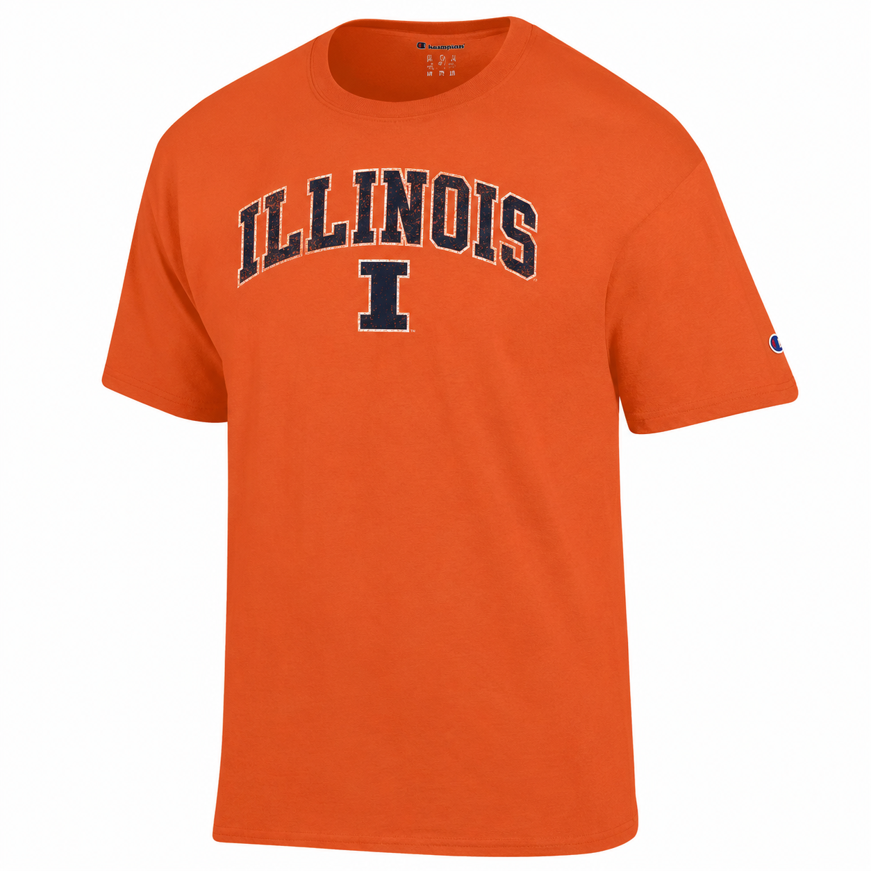 Men's Illinois Fighting Illini Orange Champion T-shirt