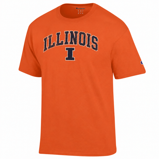 Men's Illinois Fighting Illini Orange Champion T-shirt