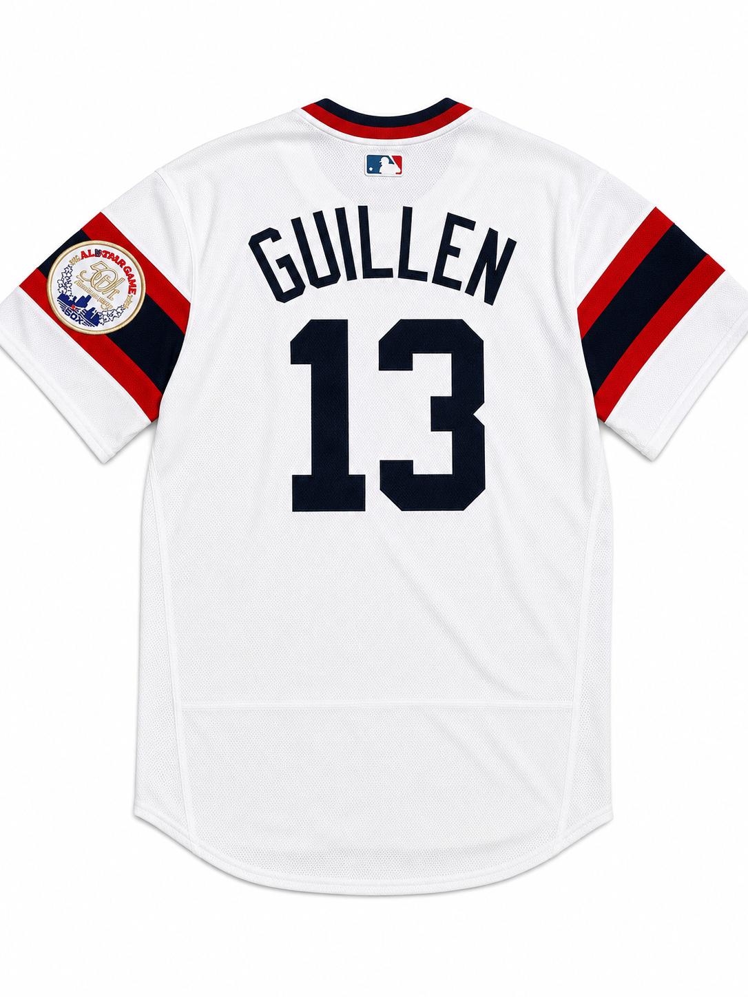 Men's Chicago White Sox Ozzie Guillen Nike White Sunday Alternate Authentic Player Jersey