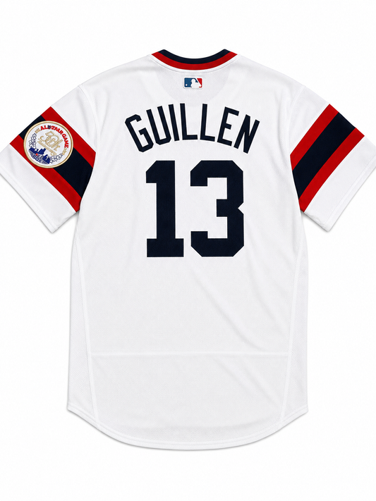 Men's Chicago White Sox Ozzie Guillen Nike White Sunday Alternate Authentic Player Jersey