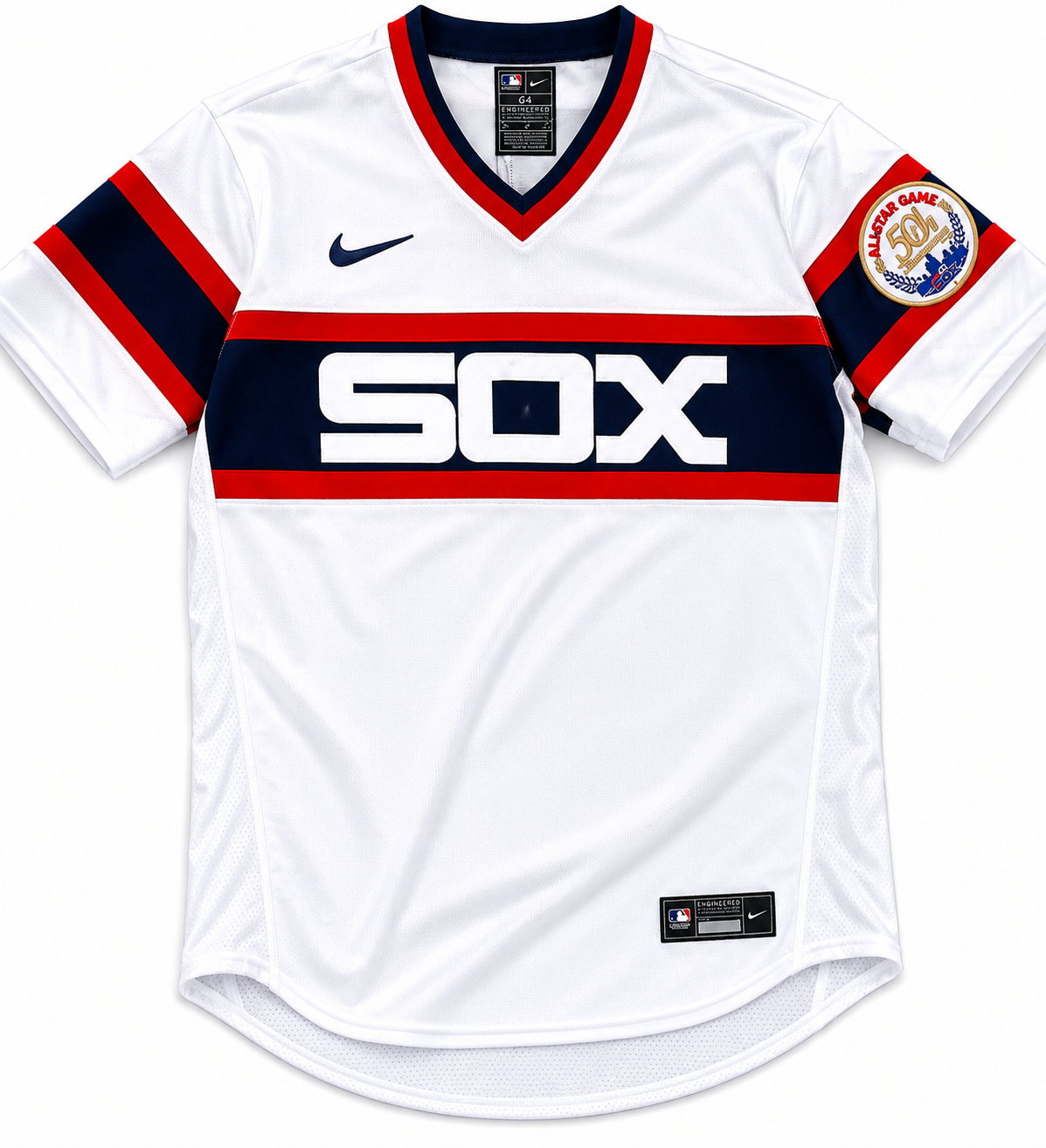 Men's Chicago White Sox Ozzie Guillen Nike White Sunday Alternate Authentic Player Jersey