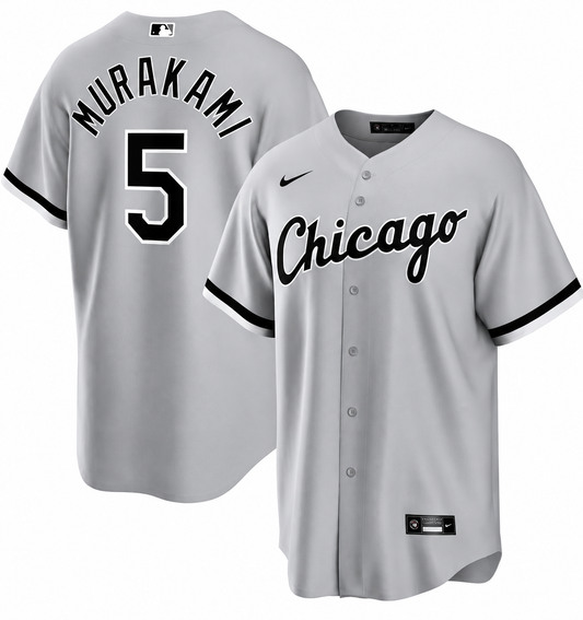 Men's Chicago White Sox Munetaka Murakami Nike Road Gray Replica Jersey
