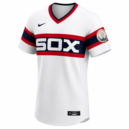 Men's Chicago White Sox Nike White Alternate 1983 Authentic Official Team Jersey