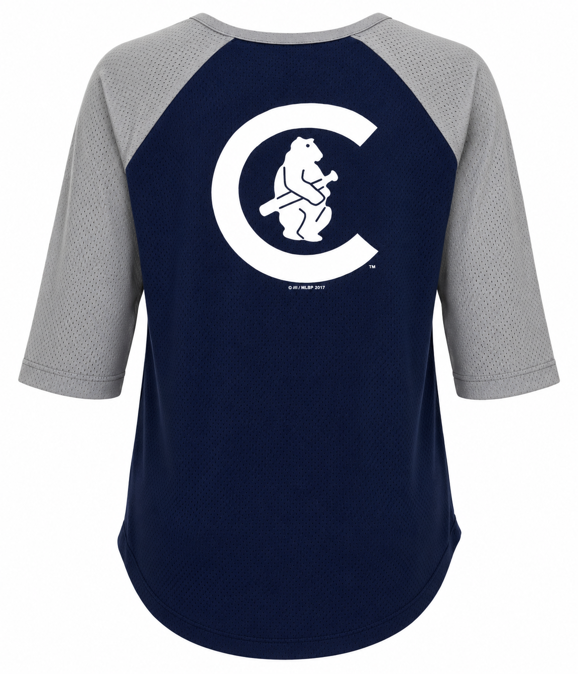 Women’s Chicago Cubs Navy/Gray Perfect Game Top