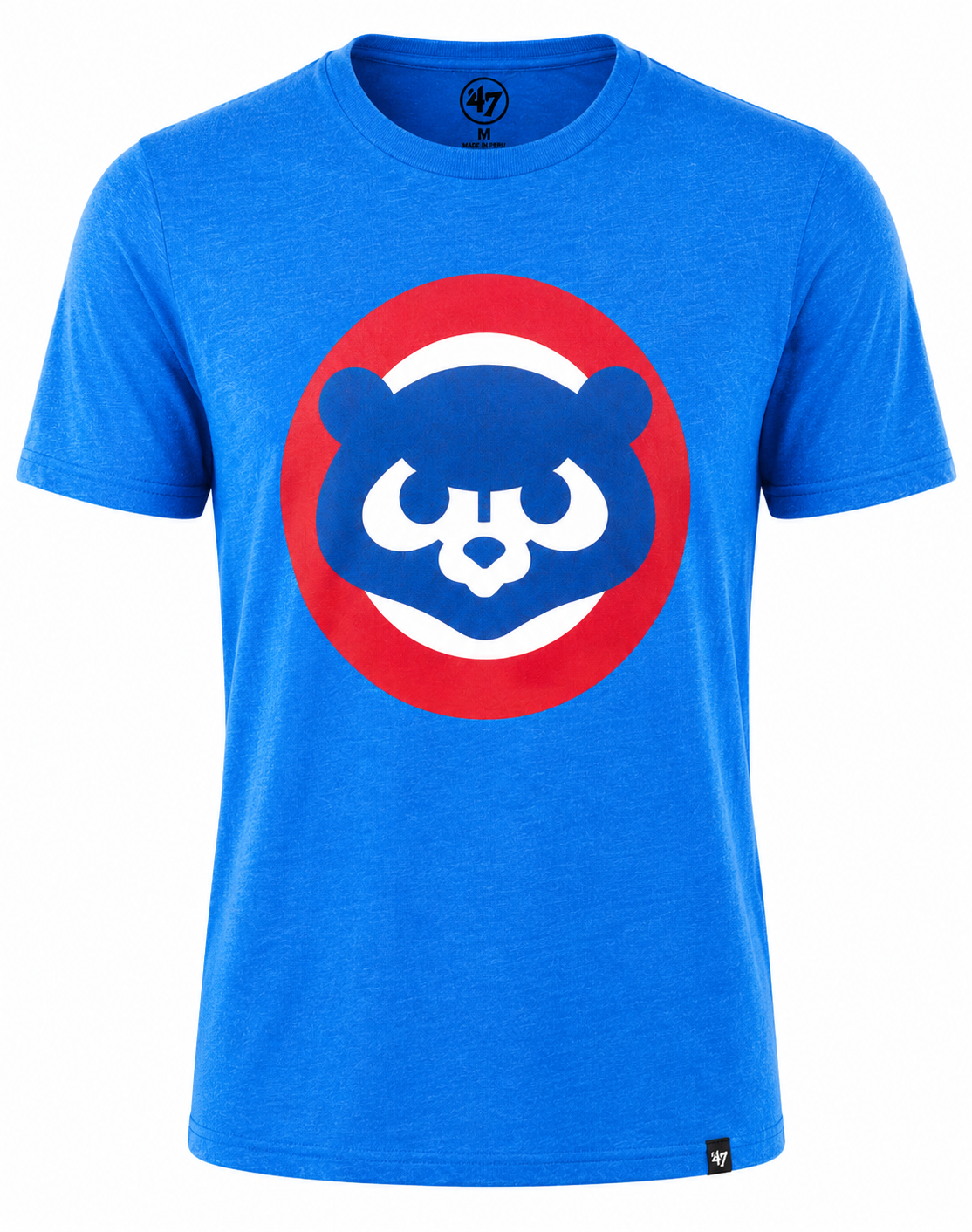 Men's Chicago Cubs Cooperstown Collection 1984 Logo Blue Raspberry Club Tee By 47 Brand
