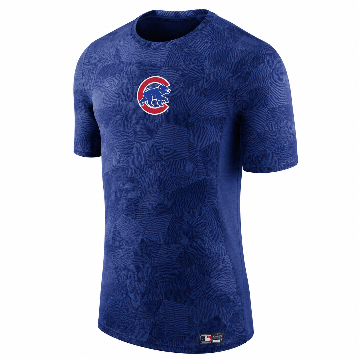 Nike Men's Chicago Cubs Hypercool Authentic Collection Royal Performance T-Shirt