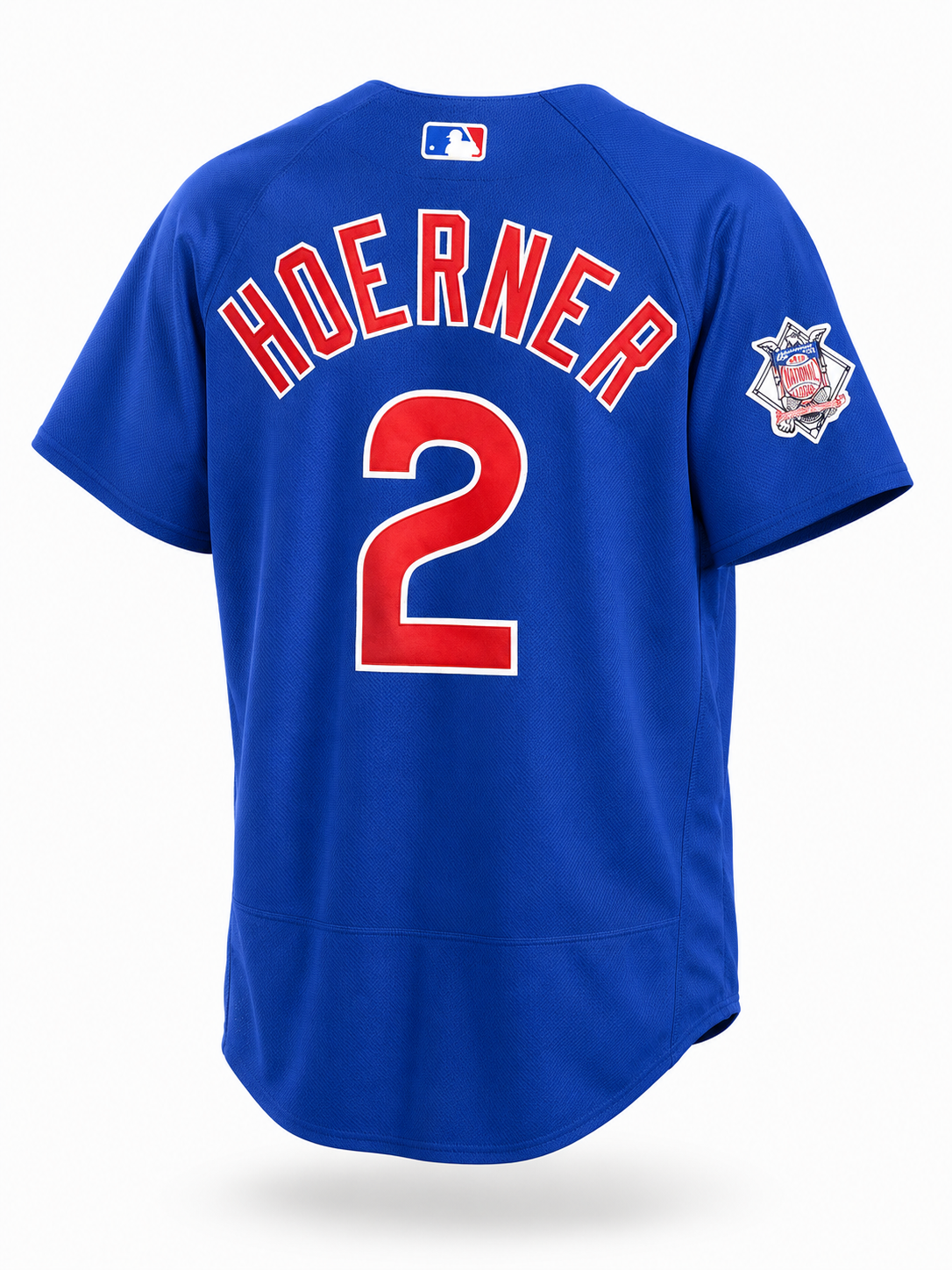 Men's Chicago Cubs Nico Hoerner Nike Alternate Blue Authentic Player Jersey
