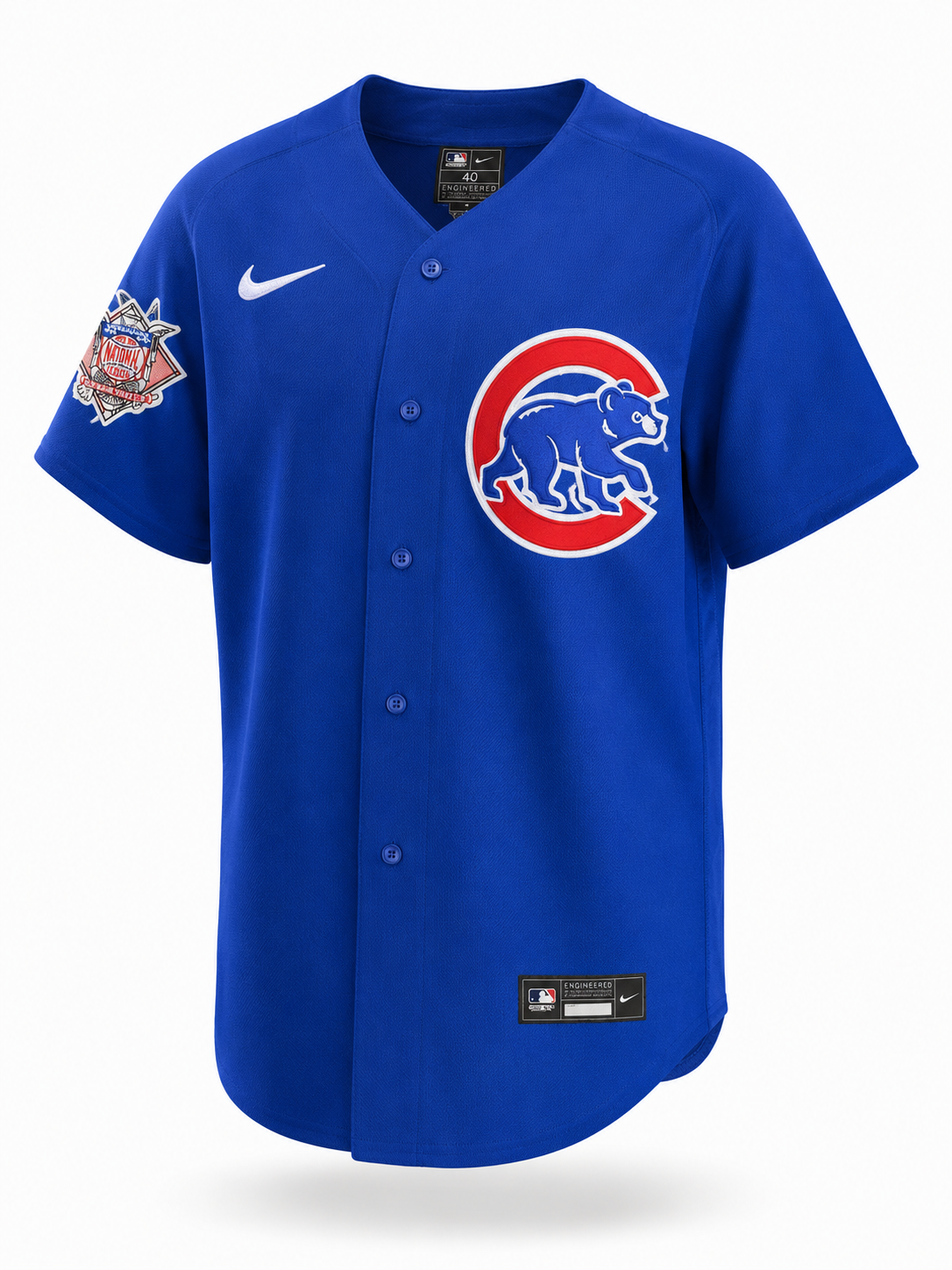 Men's Chicago Cubs Nico Hoerner Nike Alternate Blue Authentic Player Jersey