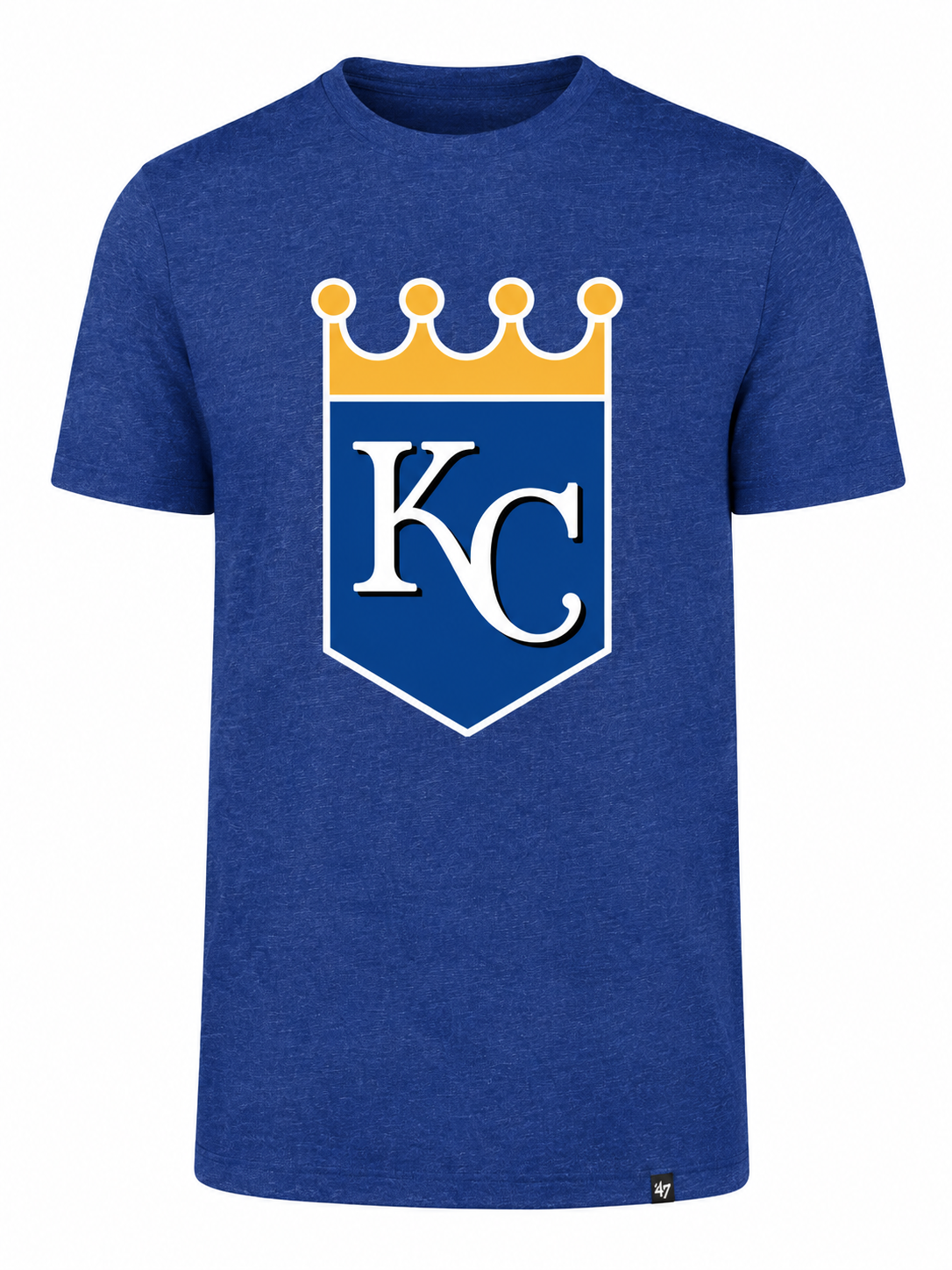 '47 Brand Men's Kansas City Royals Blue Primary Logo Club Tee