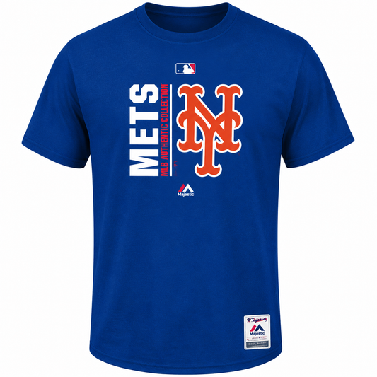 Men's MLB New York Mets Majestic Royal Authentic Collection Team Icon T-Shirt