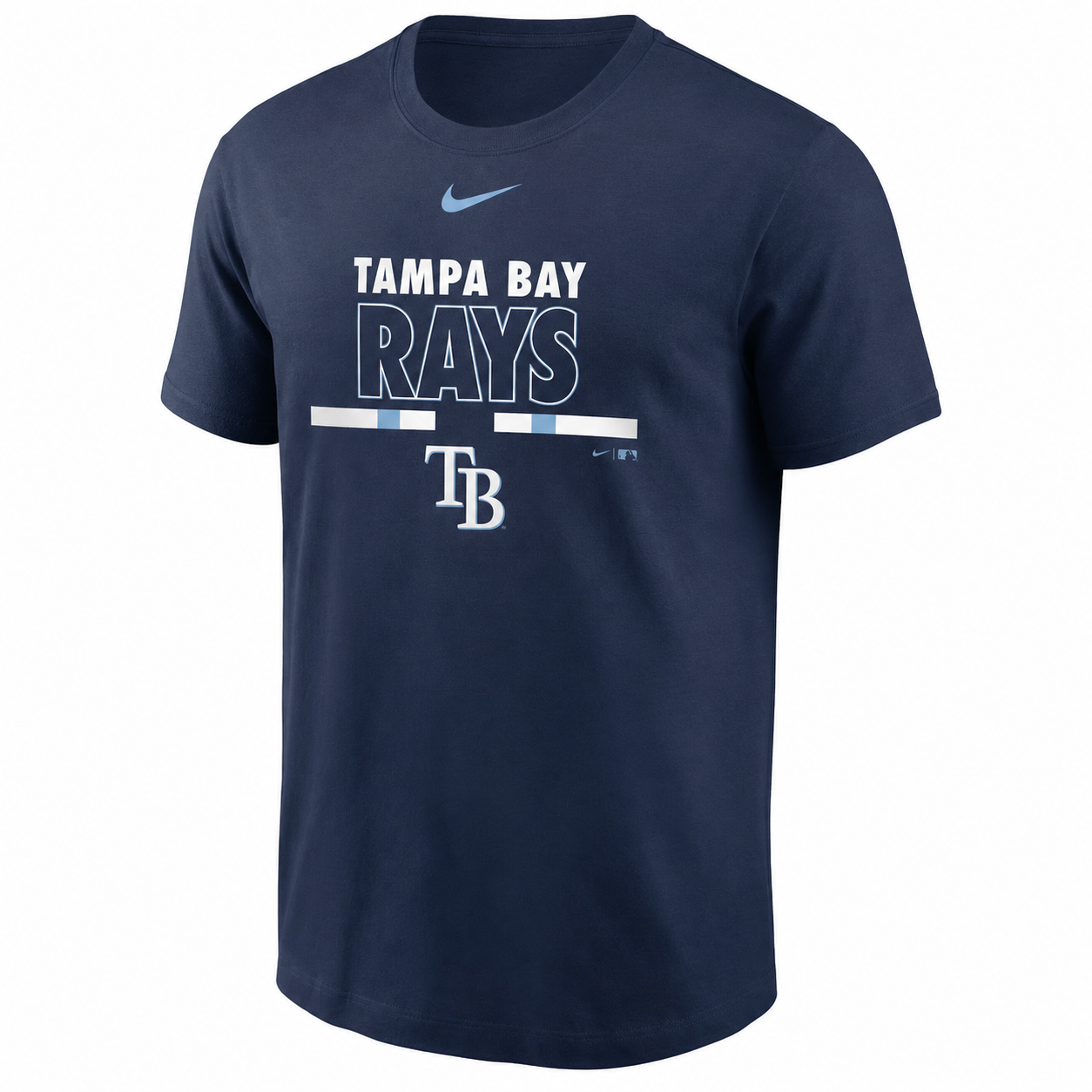Tampa Bay Rays Nike Color Bar T-Shirt - Navy