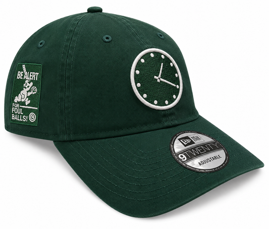 Chicago Cubs New Era 1:20 Clock Forest Green 9TWENTY Adjustable Hat