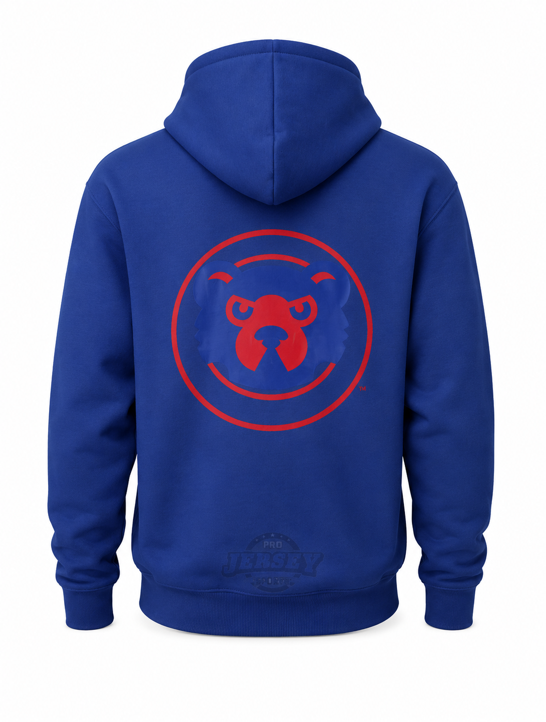 Mens Chicago Cubs New Era Blue Cooperstown Collection 1994-1996 Logo Hoodie