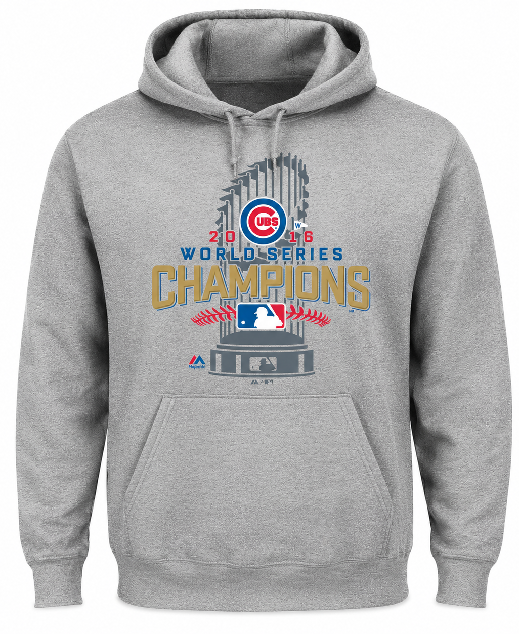 Men's Chicago Cubs Majestic Big & Tall  2016 World Series Champions Locker Room Hoodie