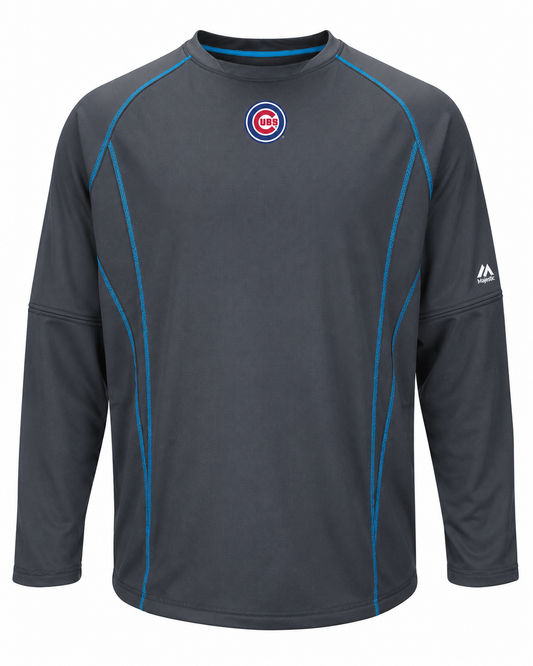 Men's Chicago Cubs Authentic Collection Fashion Practice Pullover