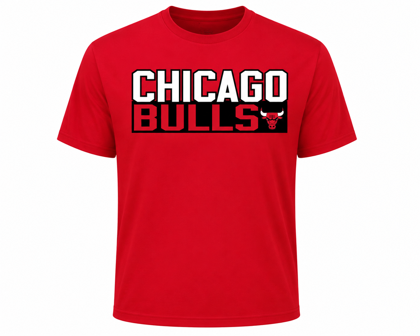Men’s Chicago Bulls Lauri Markkanen Vertical Name and Number Majestic Tee