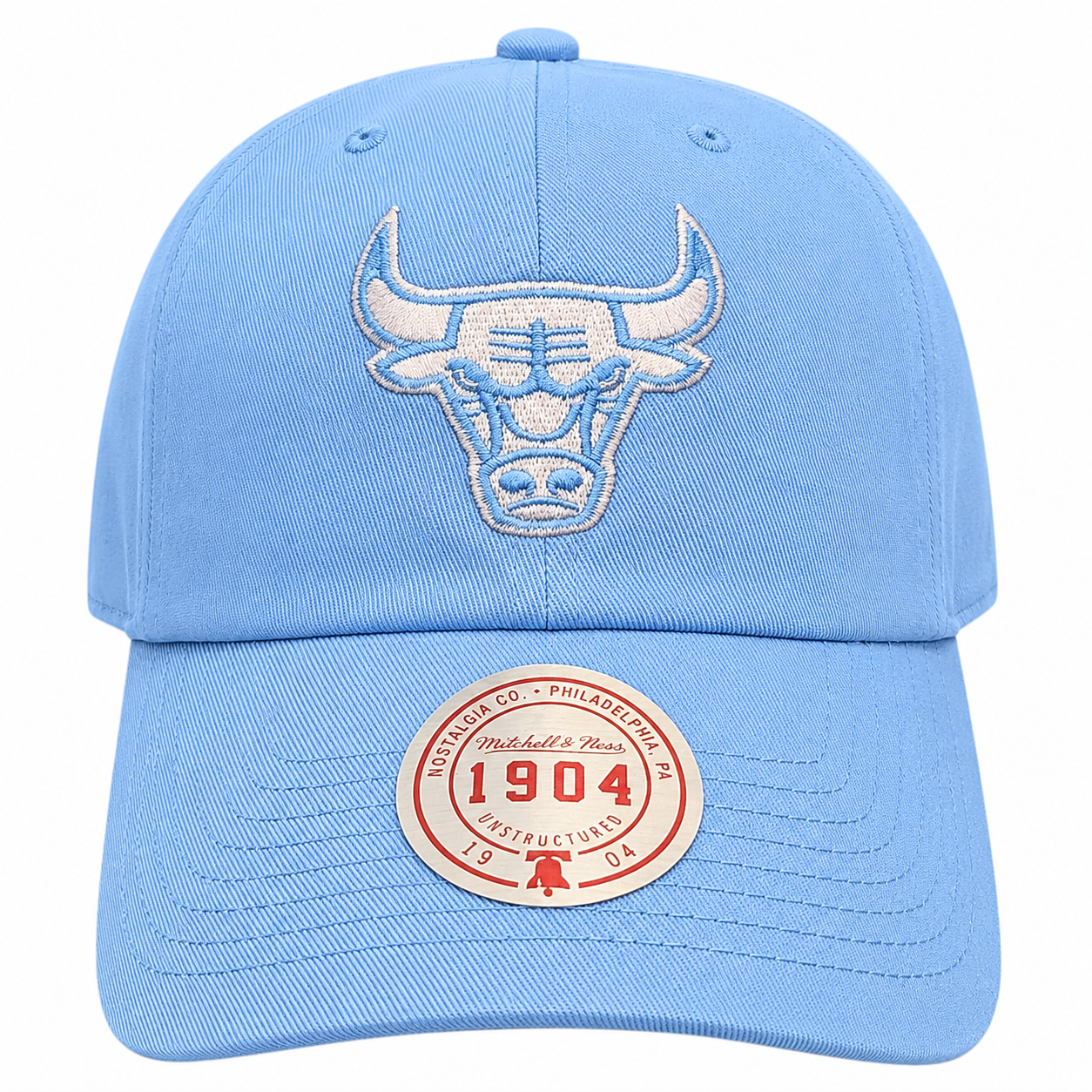 Chicago Bulls Mitchell & Ness NBA Blue Gleam Pro Strapback Hat