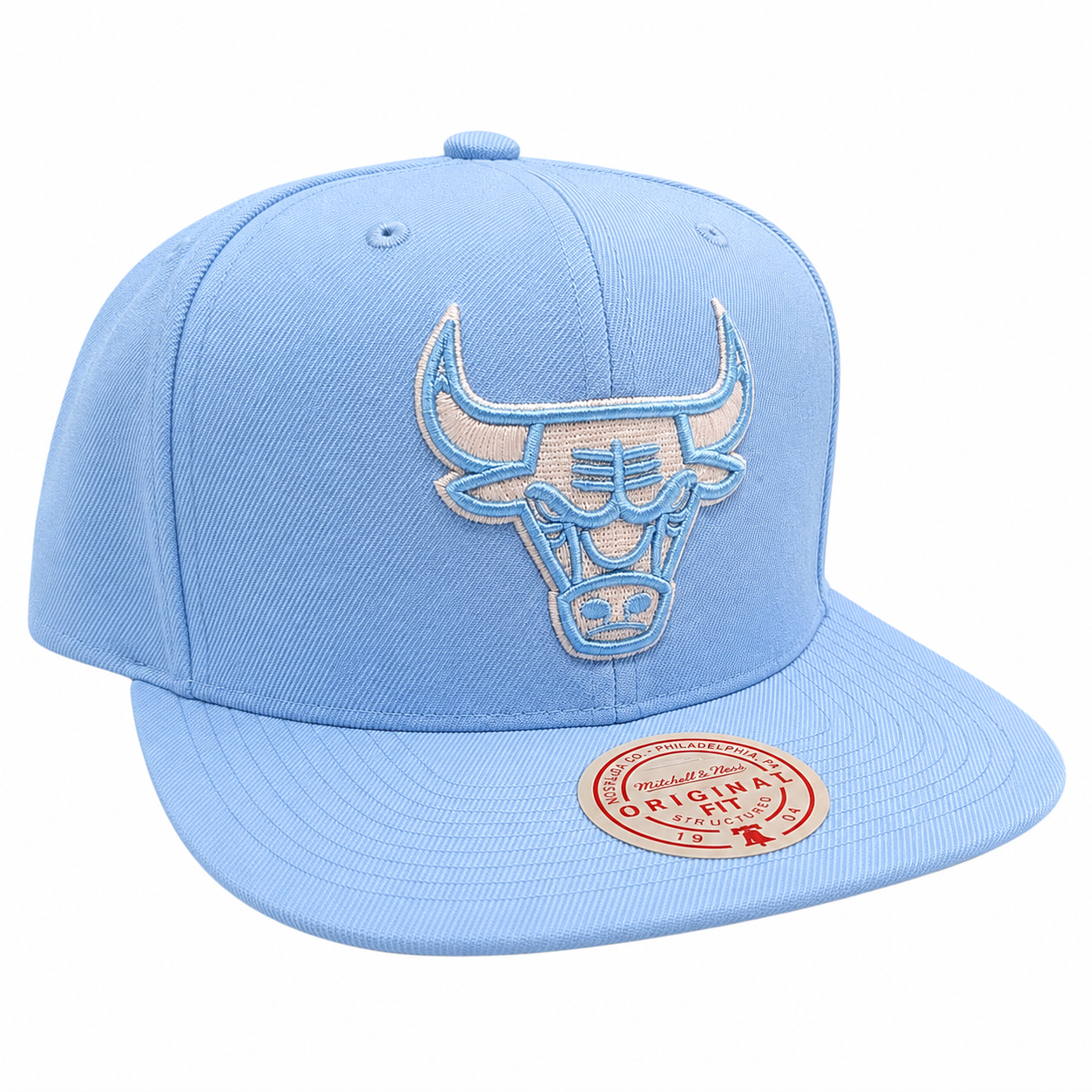 Mitchell & Ness Chicago Bulls Blue Gleam 1993 NBA Finals Snapback Hat Adjustable Hat