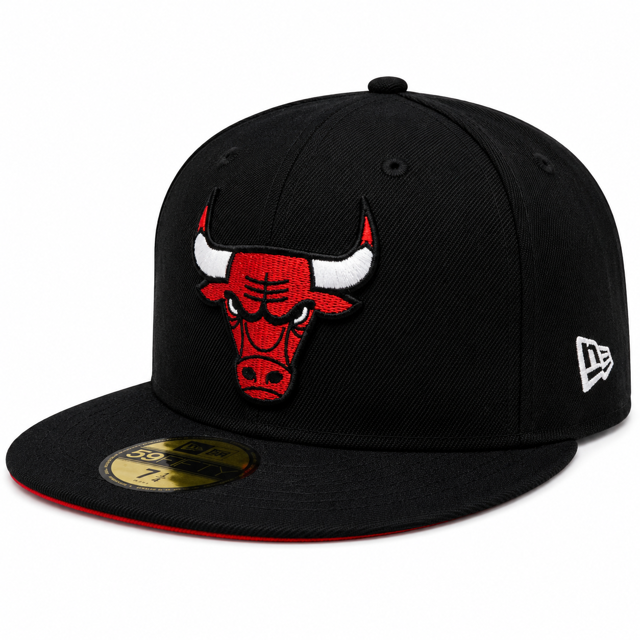 Men's Chicago Bulls Black/Red 6X Champions 59FIFTY Fitted Hat
