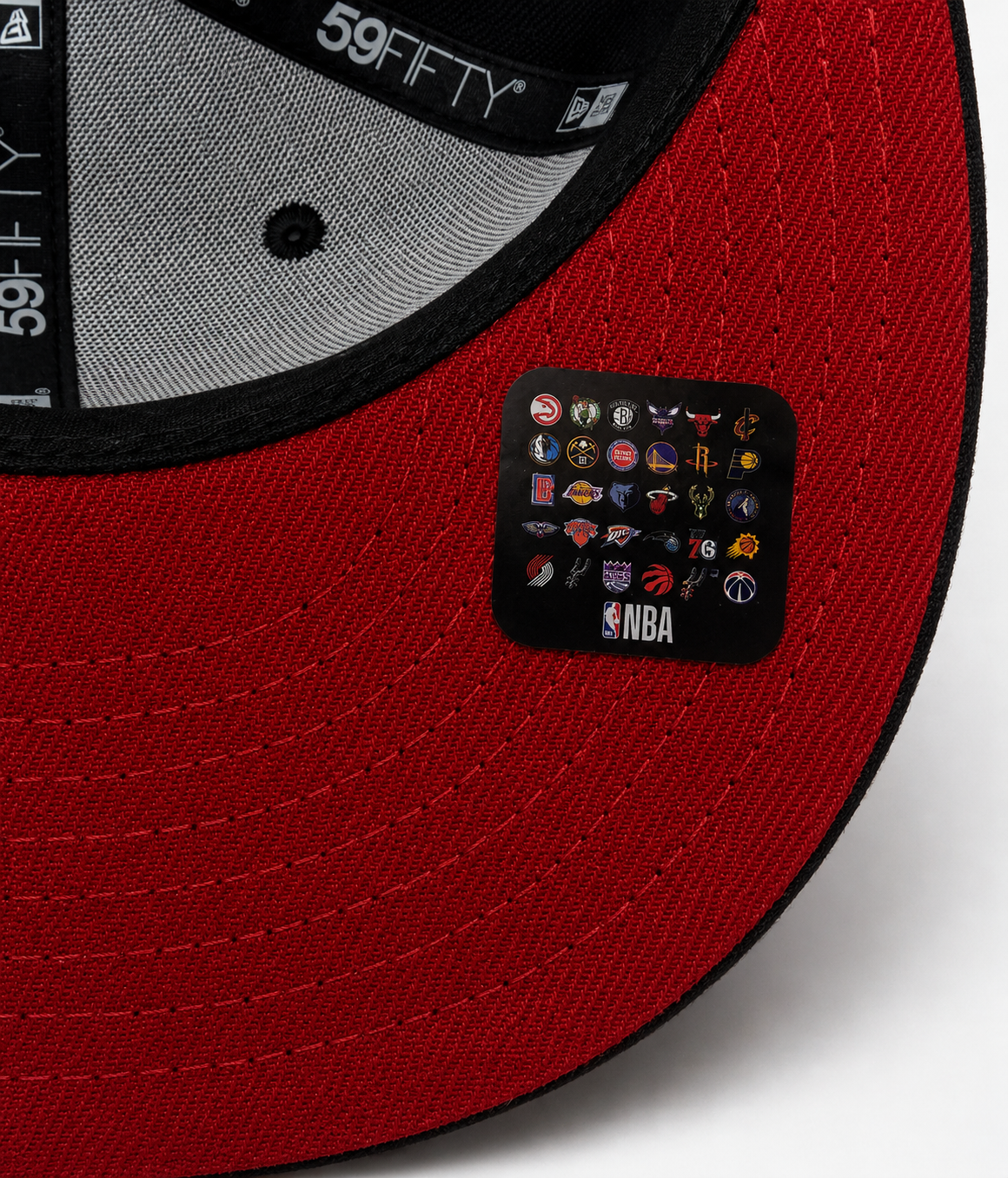 Men's Chicago Bulls Black/Red 6X Champions 59FIFTY Fitted Hat
