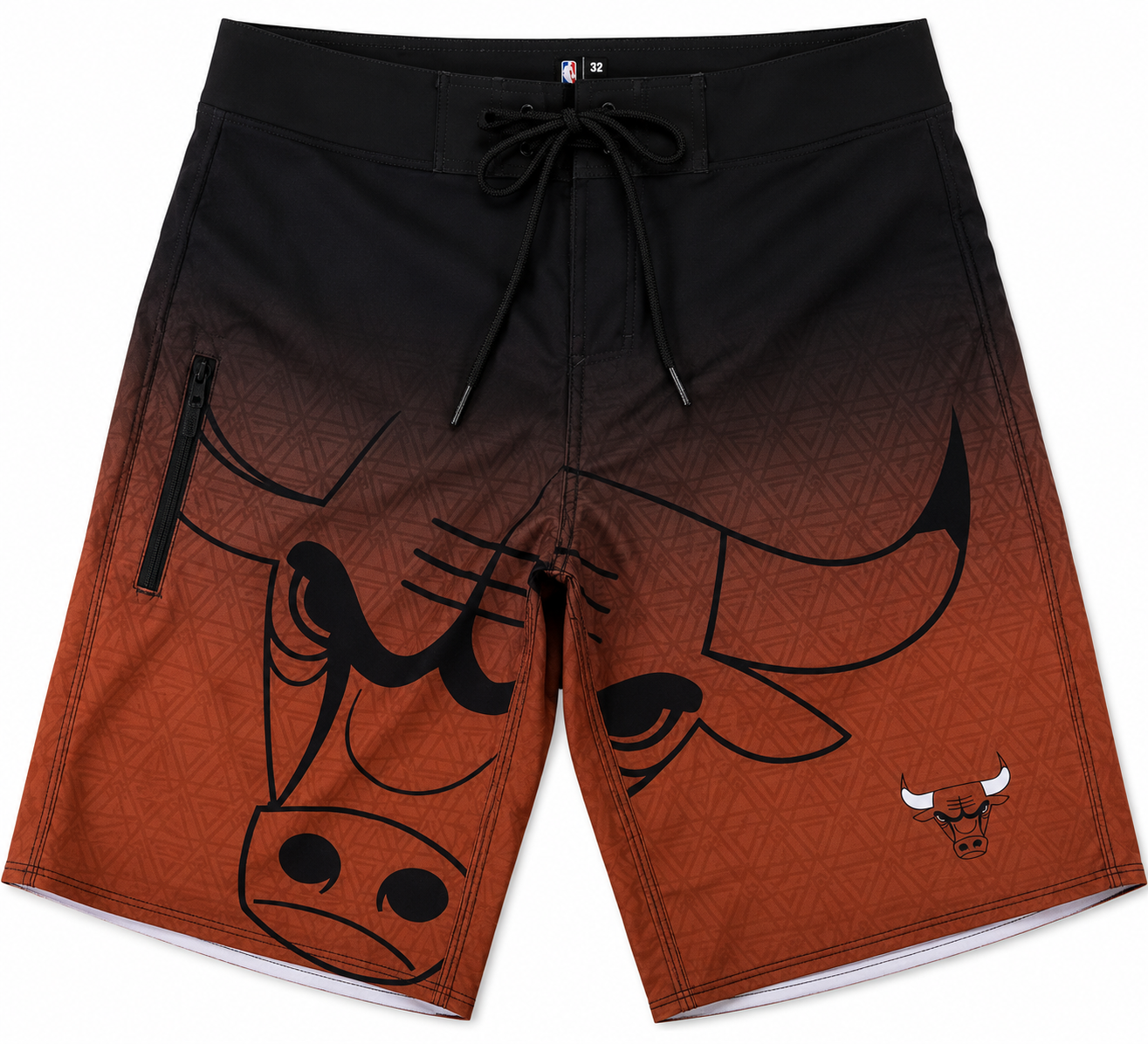 Men's Chicago Bulls NBA Gradient Board Shorts