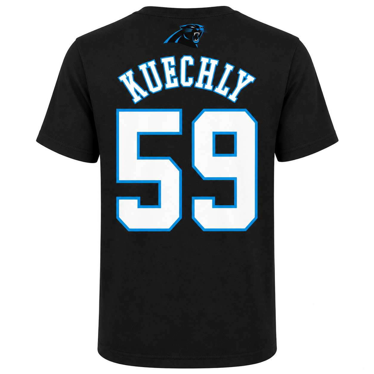 Luke Kuechly Carolina Panthers Youth Mainliner Name and Number T-Shirt