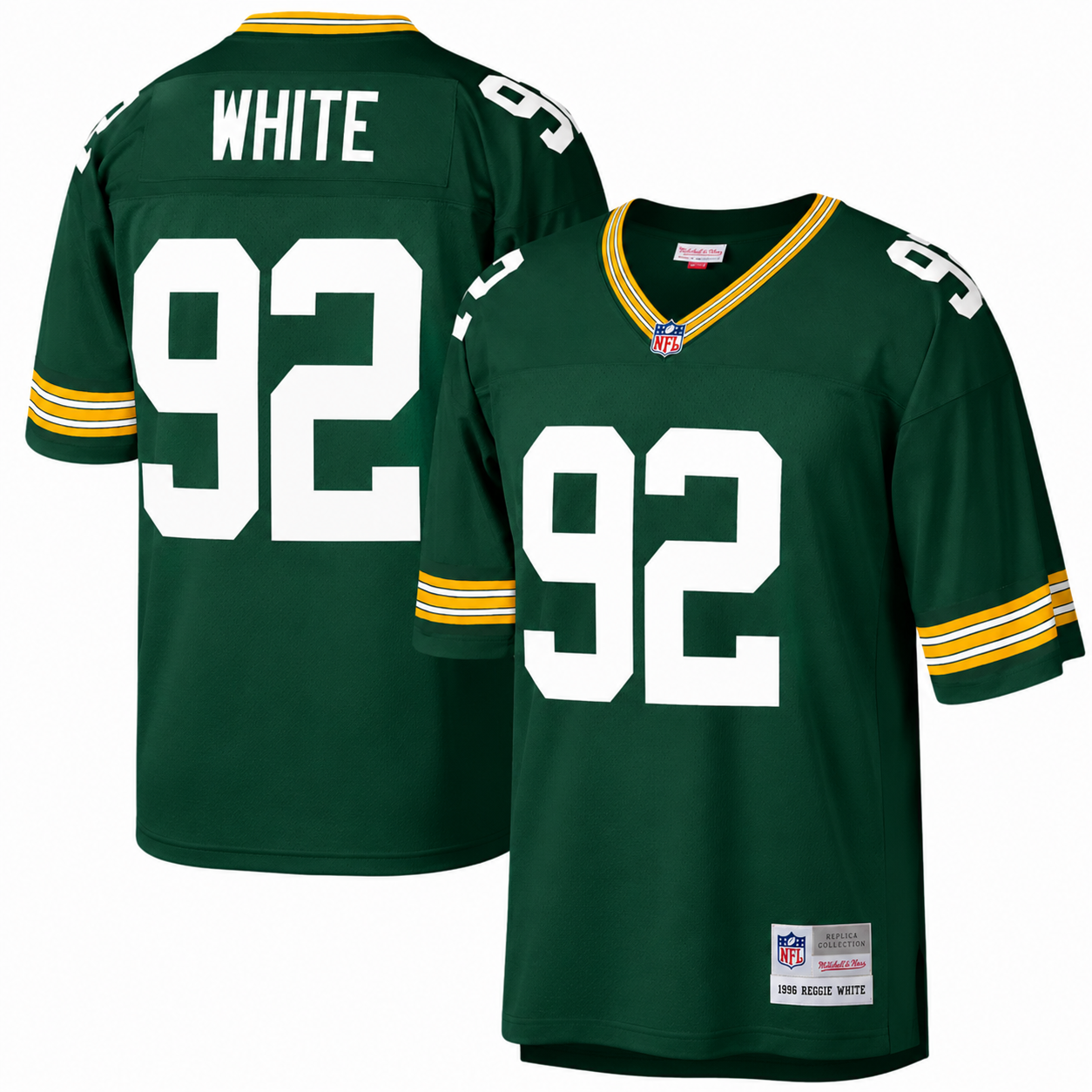 Reggie White Green Bay Packers 1996 Green Legacy Replica Jersey By Mitchell & Ness
