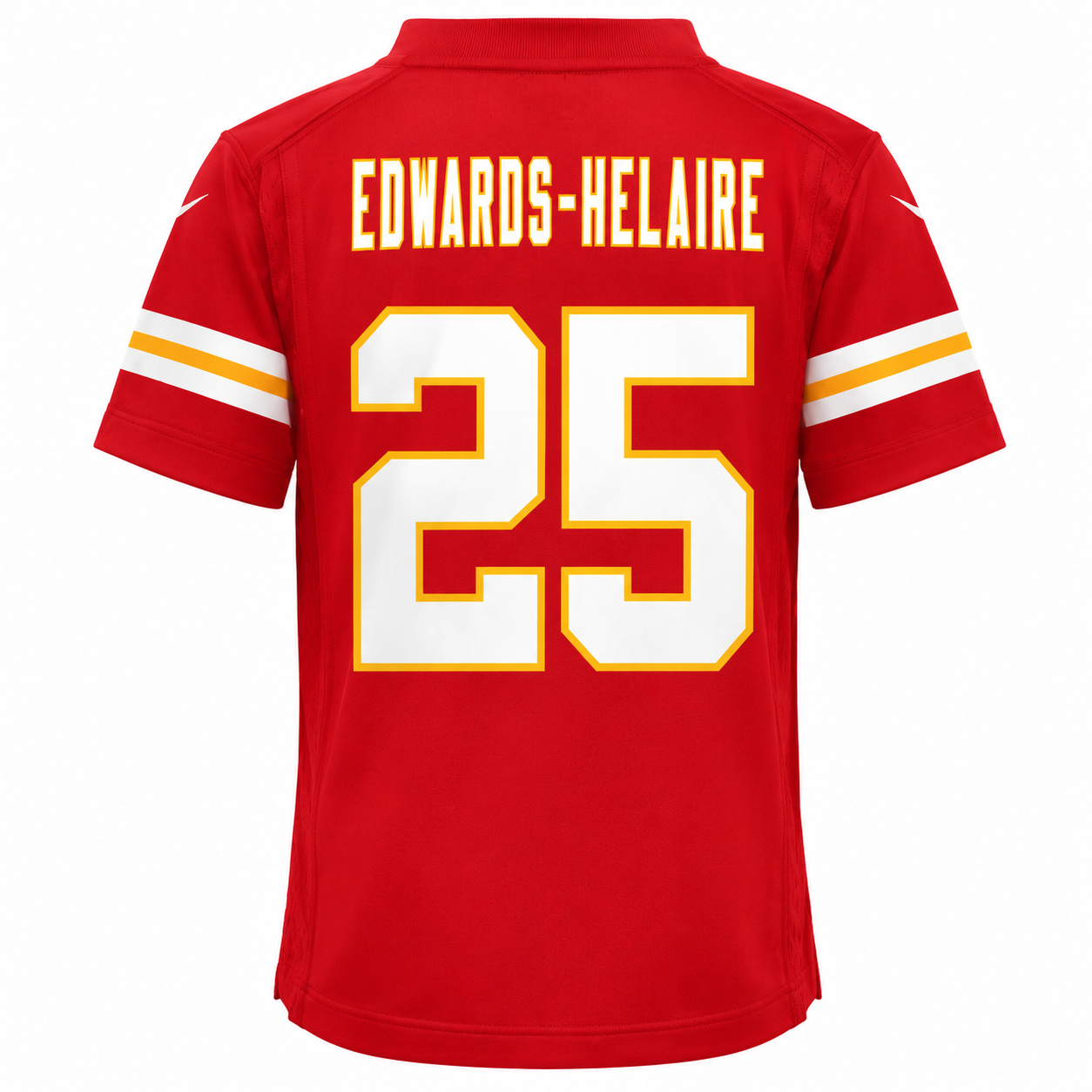 Youth Kansas City Chiefs Clyde Edwards-Helaire Nike Red Game Jersey