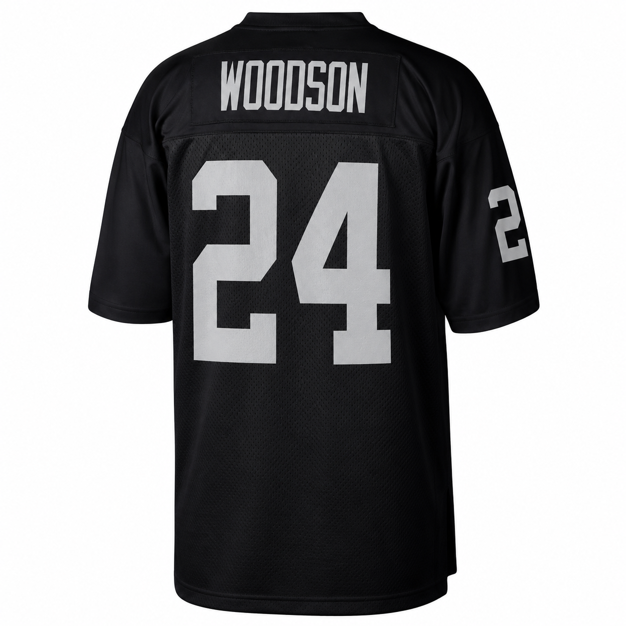 Men's Oakland Raiders Charles Woodson Mitchell & Ness Black 1998 Home Legacy Jersey