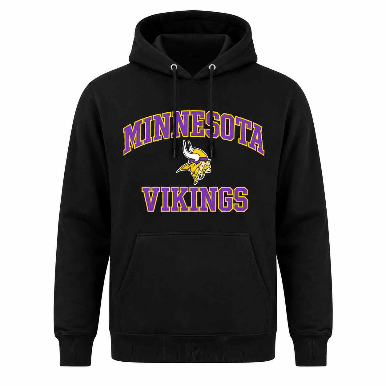 Men's Minnesota Vikings NFL Black Hoodie