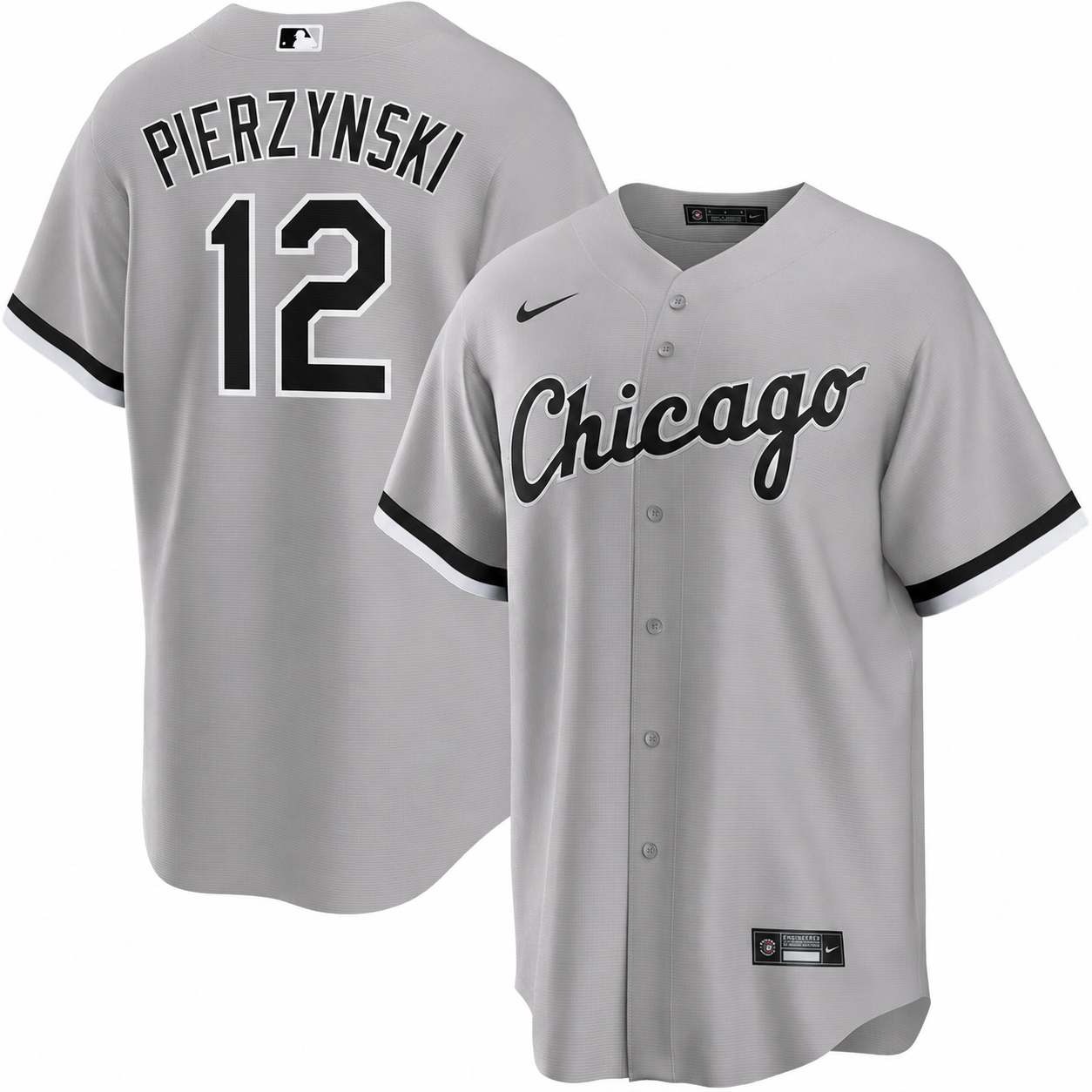 A.J. Pierzynski Chicago White Sox NIKE Replica Men's Road Gray Jersey