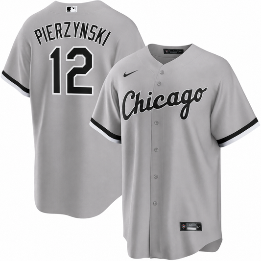 A.J. Pierzynski Chicago White Sox NIKE Replica Men's Road Gray Jersey