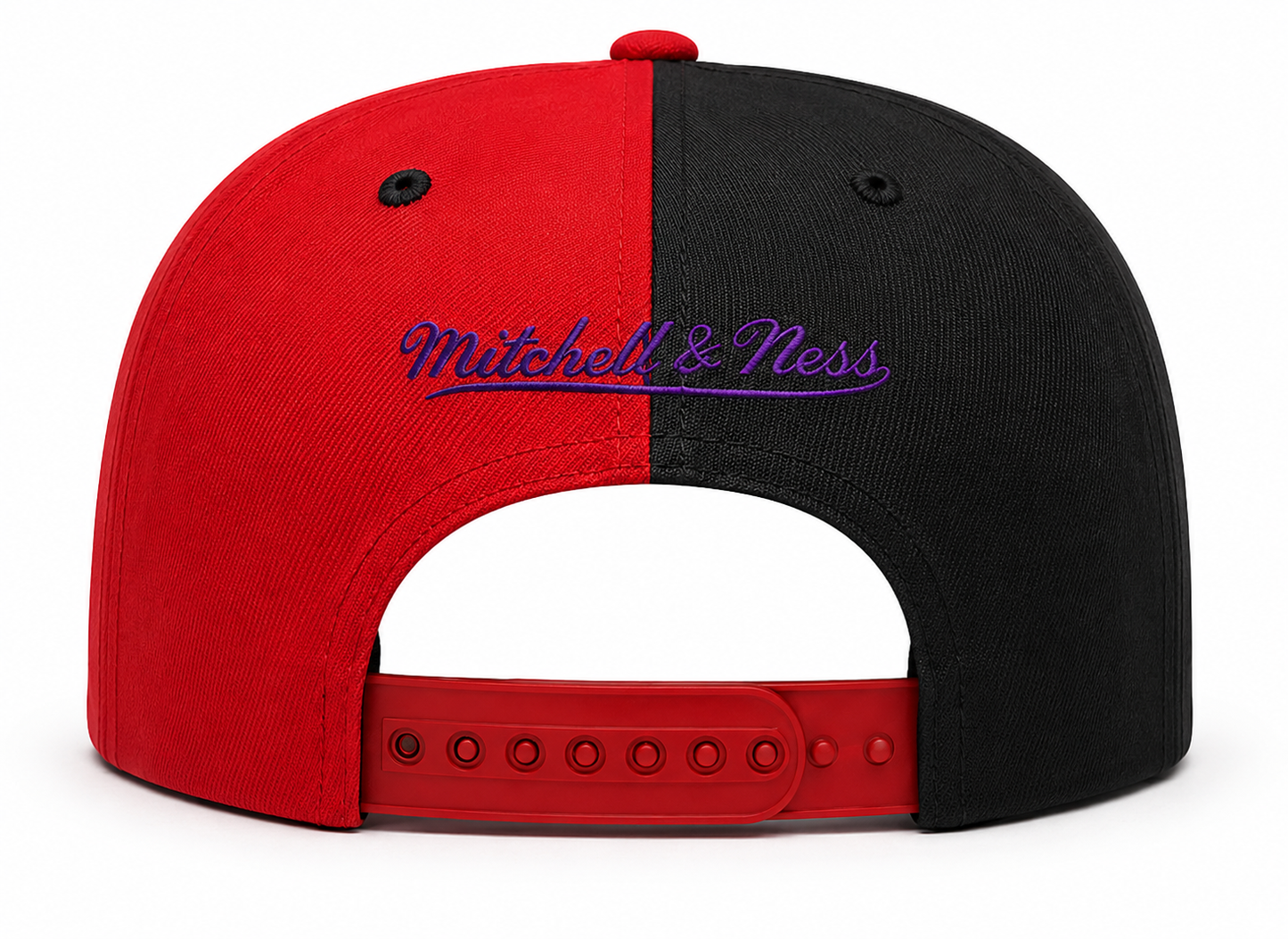 Men's Toronto Raptors Mitchell & Ness NBA Pinwheel Snapback Hat-Current Logo