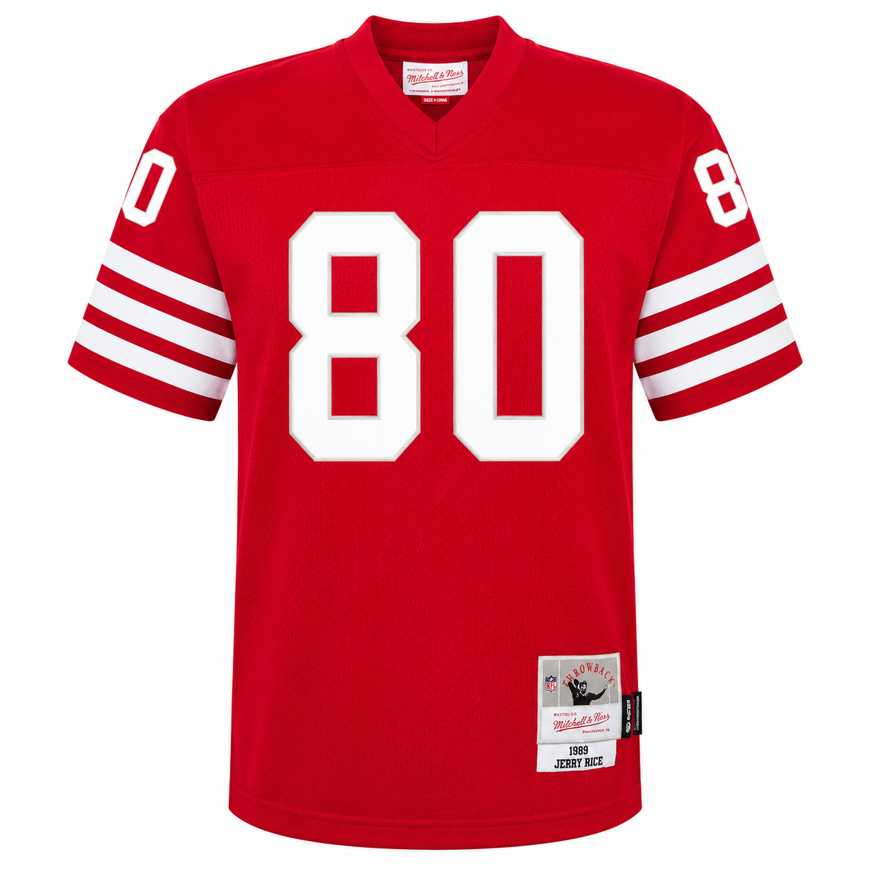 Youth San Francisco 49ers Jerry Rice Mitchell & Ness Scarlet Retired Player Vintage Replica Jersey