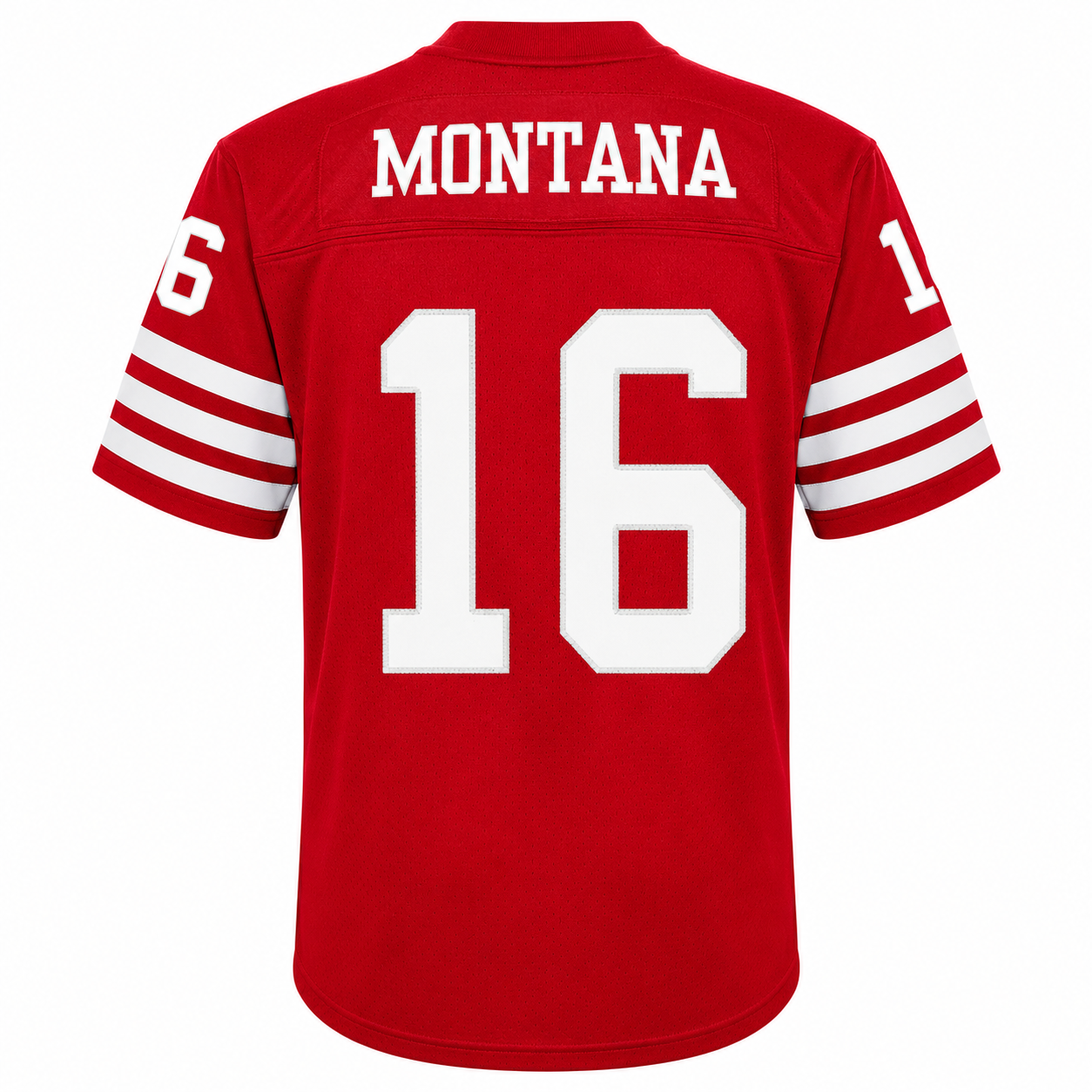 Youth San Francisco 49ers Joe Montana Mitchell & Ness Scarlet Retired Player Vintage Replica Jersey