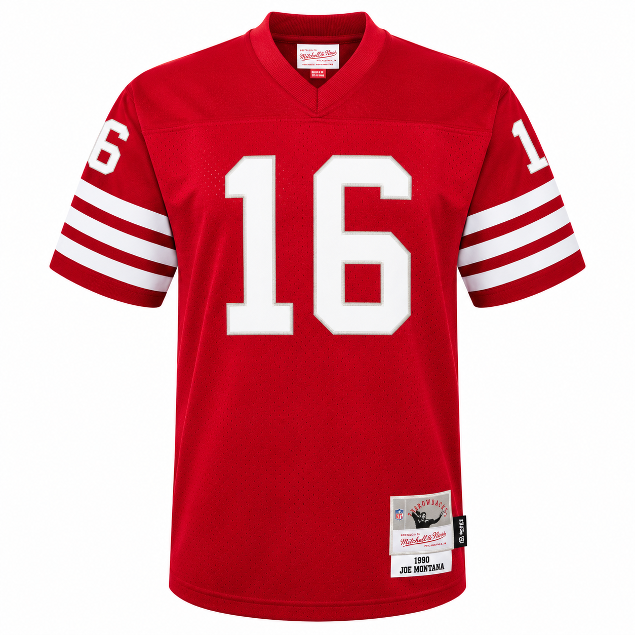 Youth San Francisco 49ers Joe Montana Mitchell & Ness Scarlet Retired Player Vintage Replica Jersey