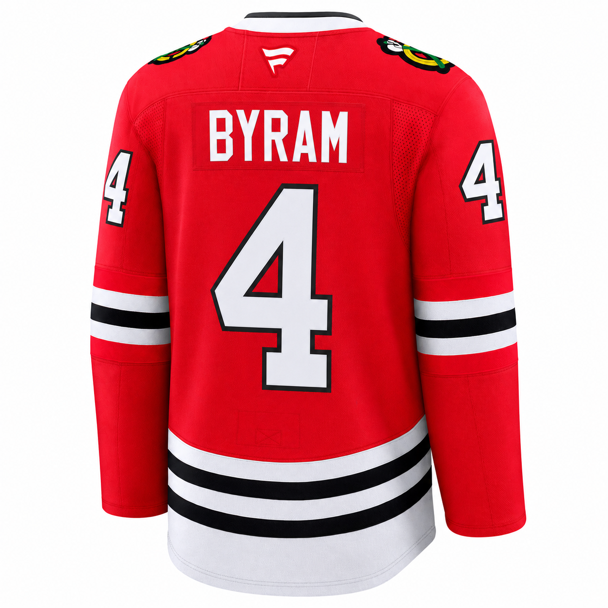 Men's Bowen Byram Chicago Blackhawks Fanatics Red Home Authentic Premium Jersey