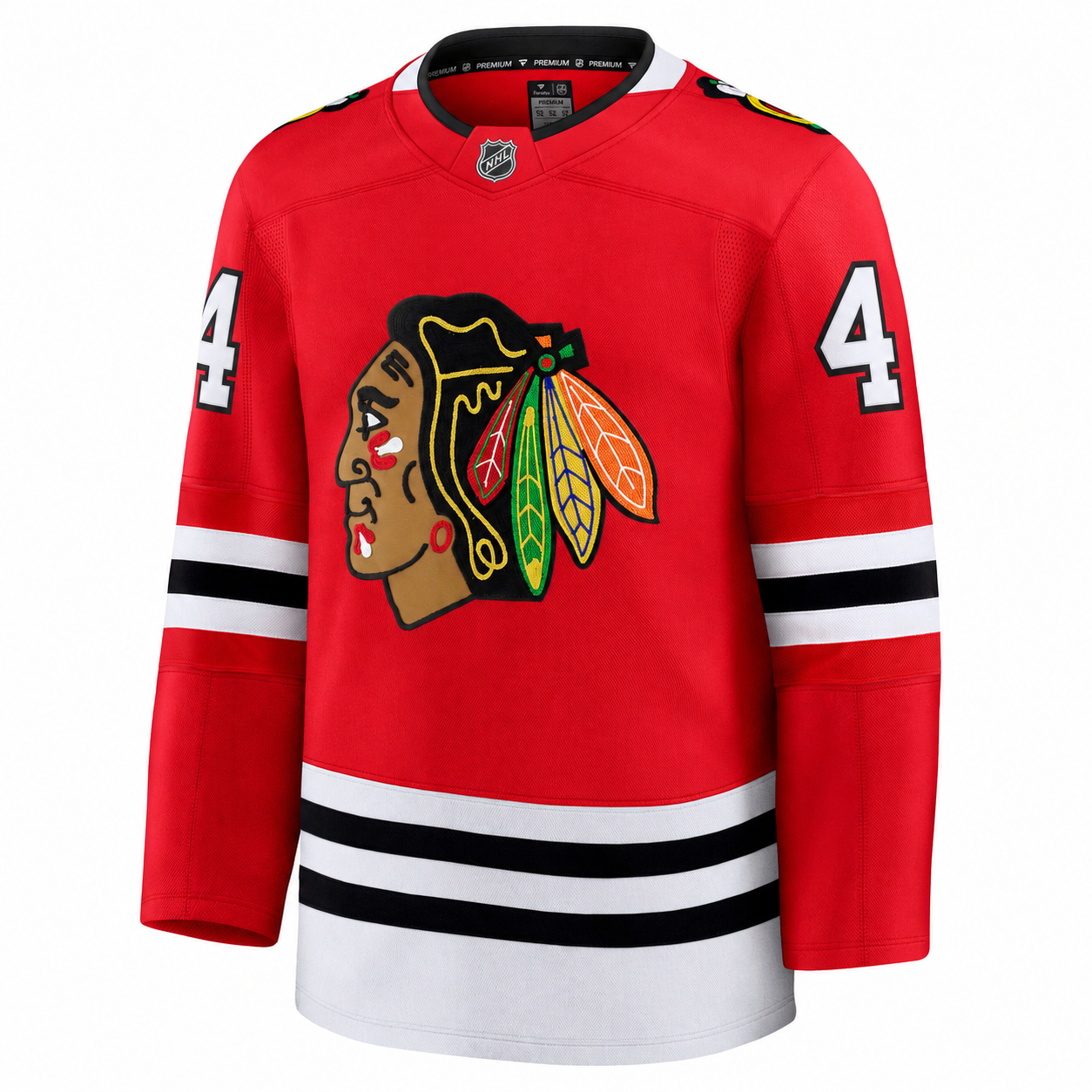Men's Bowen Byram Chicago Blackhawks Fanatics Red Home Authentic Premium Jersey