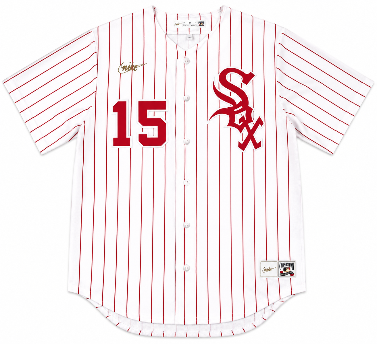 Men's Dick Allen Chicago White Sox Cooperstown Home White/Red 1972 Premium Stitch Replica Jersey