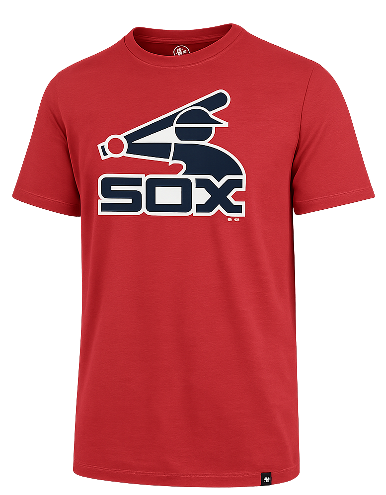 Men’s Chicago White Sox Batterman Logo Red ’47 Imprint Club Tee